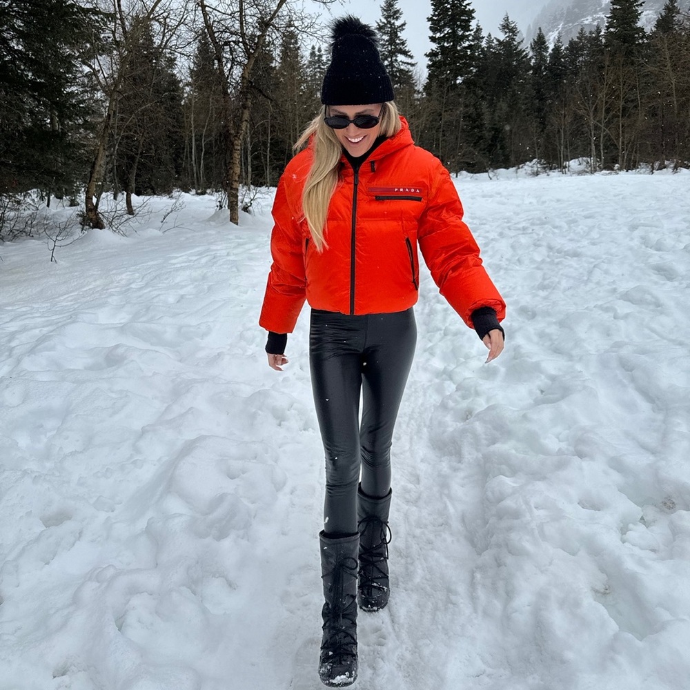 Prada Cropped Technical Re-Nylon Down Jacket - image 4